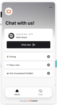 Chatbot von LiveChat