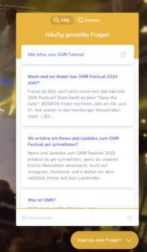 Chatbot der OMR